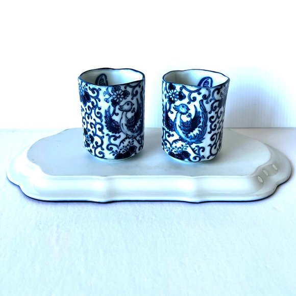 Japanese Tea Set - Phoenix Bird Porcelain - Picture 10 of 16